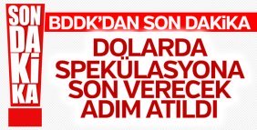 BDDK'dan dolar/TL açıklaması