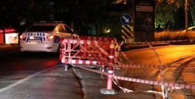 Beşiktaş'ta yol çöktü