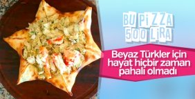 Çeşme'de satılan 500 liralık pizza