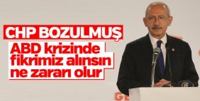 CHP, ABD konusunda fikrinin sorulmasını istiyor