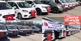 Cizre Belediyesi'ne 53 vasıta tahsis edildi