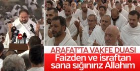 Diyanet İşleri Başkanı Erbaş'tan Arafat'ta Vakfe Duası