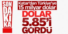 Dolar 5,85'e düştü