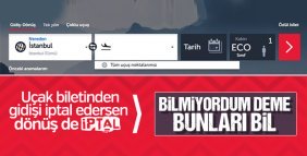 Gidiş dönüş uçak biletinde iptal riskleri