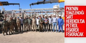 Herekol'da petrol çalışması