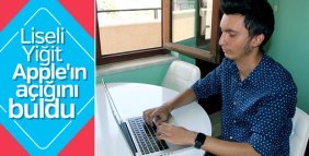 Kahramanmaraşlı öğrenci Apple'ın açığını buldu