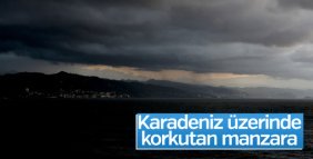 Kara bulutlar yine Karadeniz üzerinde