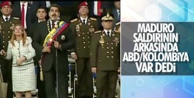 Maduro saldırganların ABD'de yaşadığını söyledi