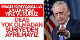 Mattis: DEAŞ bitmeden Suriye'den çıkmayız