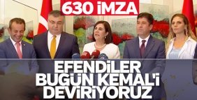 Muharrem İnce 630 imza topladı