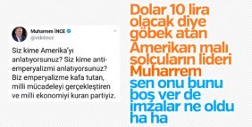 Muharrem İnce'den Amerika tweeti