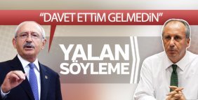 Muharrem İnce ’den Kılıçdaroğlu'na: Beni çağırmadı