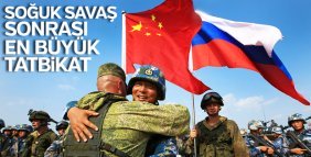 Rusya ile Çin'den heybetli askeri tatbikat