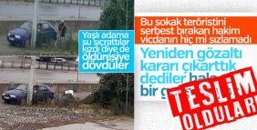 Samsun'da ihtiyar adamı döven 2 birey teslim oldu