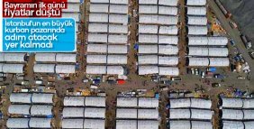 Sultangazi'de kurban pazarında yoğunluk