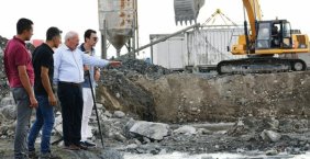 Lapseki'de asma köprü çalışmalarına başlangıç verildi