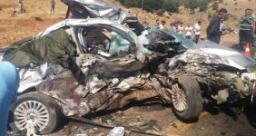 Bingölde feci kaza: 5 ölü, 10 zarar görmüş