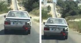 Kurbanlık koyunu bagajda böyle taşındılar