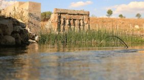 Eflatunpınar Hitit Su Anıtı turistlerin gözdesi oldu