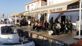 Çanakkale'de 42 göçmen yakalandı