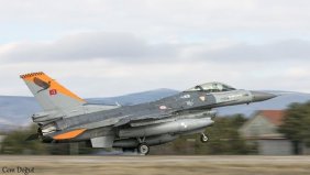 F-16'lar yerli lastiklerle görevde