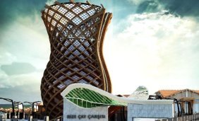 Rize ye Dev Bardak Heykelli  Çay Çarşısı  Kuruluyor