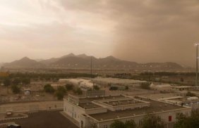 Hacı adayları Arafat yolunda fırtınaya yakalandı