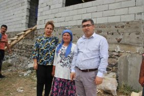 Muş'ta yalnız yaşayan kadına kaymakamdan ev