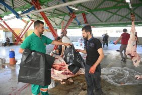 Osmangazi'de hijyenik kurban kesimi