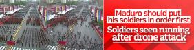 Maduro ’s soldiers seen running after drone attack