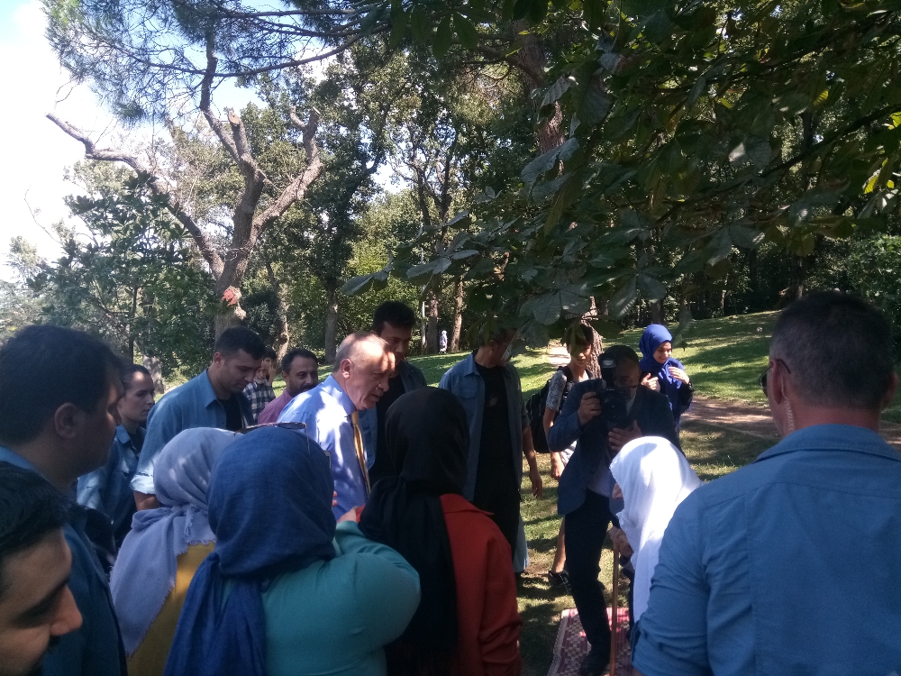 Başkan Erdoğan ’a Çamlıca Korusunda vatandaşlarla buluştu