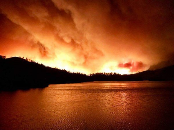 Kaliforniya’daki yangın Milli Parkı kapattırdı