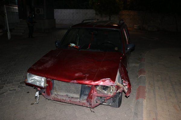 Motosiklete çarpıp kaçan şoför yakalandı