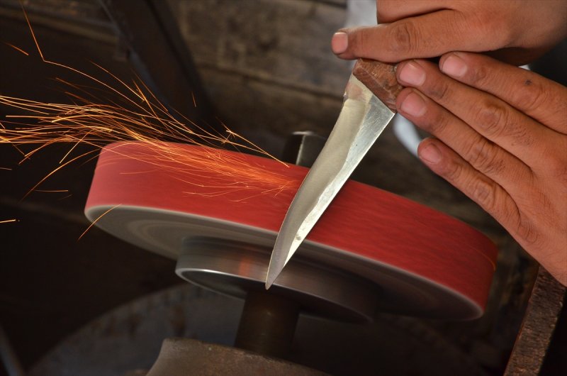 Kurban Bayramı öncesinde bıçakçıların mesaisi arttı