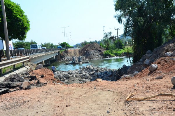 Ordu’da selin yıktığı köprüde çalışmalar başladı