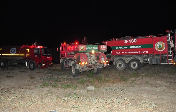 Antalya’da hazine ararken ormanı yaktılar