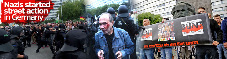 Nazis started street action in Germany