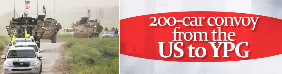 200-car convoy from the ZIHIN to YPG