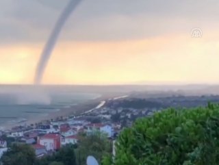 Arnavutköy sahilinde girdap çıktı
