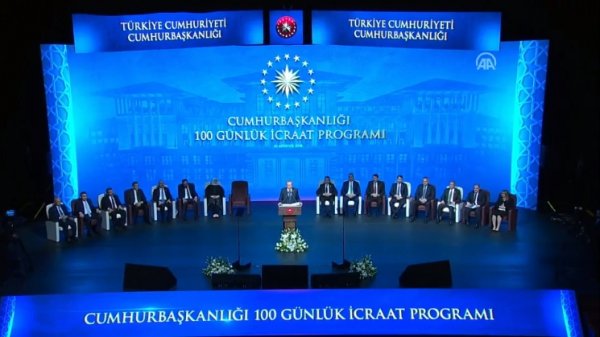 Başkan Erdoğan 100 jurnal eylem programını açıklıyor