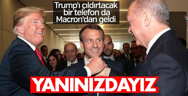Başkan Erdoğan ile Macron görüştü