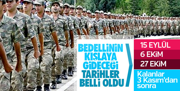 Bedellide ilk 3 dönemin detayları belirlendi