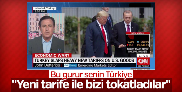 CNN: Türkiye'yle ticari savaş ABD borsalarını batırdı