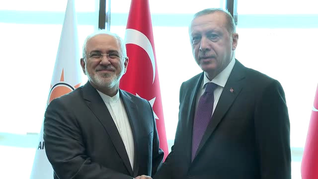 Cumhurbaşkanı Erdoğan, I·ran Dıs¸is¸leri Bakanı Cevad Zarif'i Kabul Etti