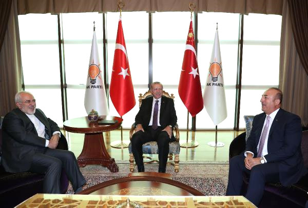 Cumhurbaşkanı Erdoğan, İran Dışişleri Bakanı Zarif'i Kabul Etti