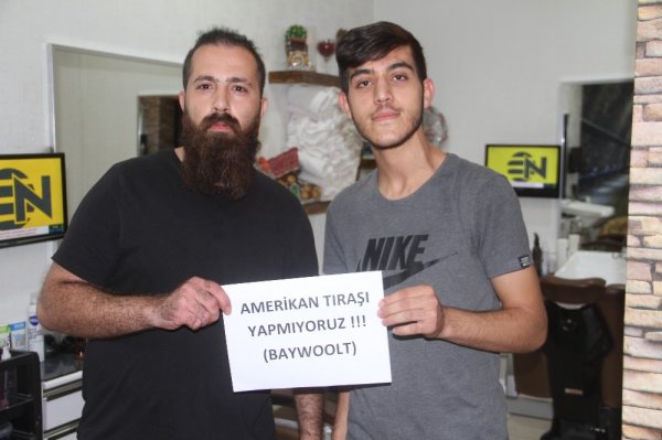 Elazığ'da bir kuaför Amerikan tıraşını yasakladı