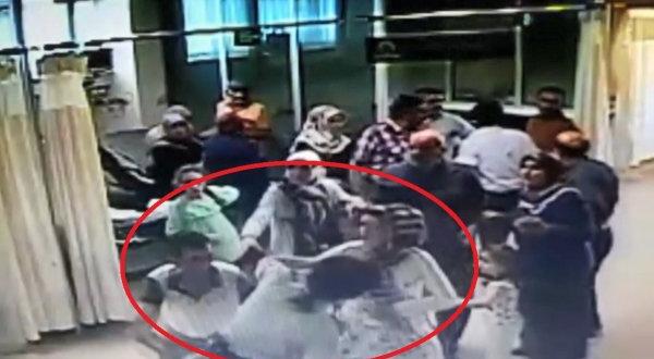Hasta yakınları kadın güvenlik görevlisini dövdü