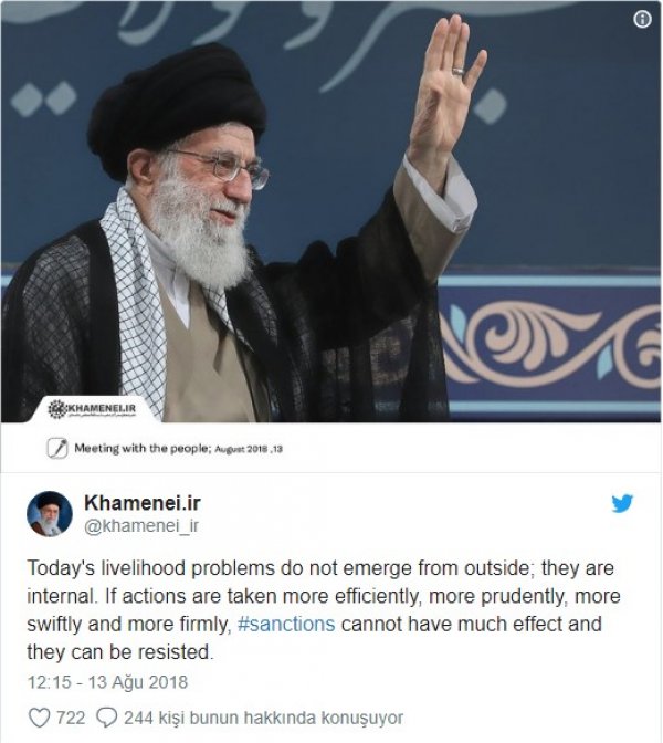 Iran's Khamenei rejects Trump offer of talks