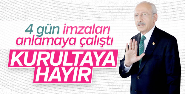 Kemal Kılıçdaroğlu kurultay imzalarını inceledi