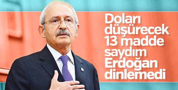 Kılıçdaroğlu: 7 liradan dolar bozduranlar açıklansın